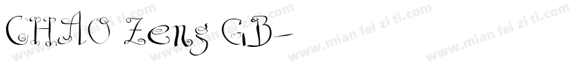 CHAO Zeng GB字体转换